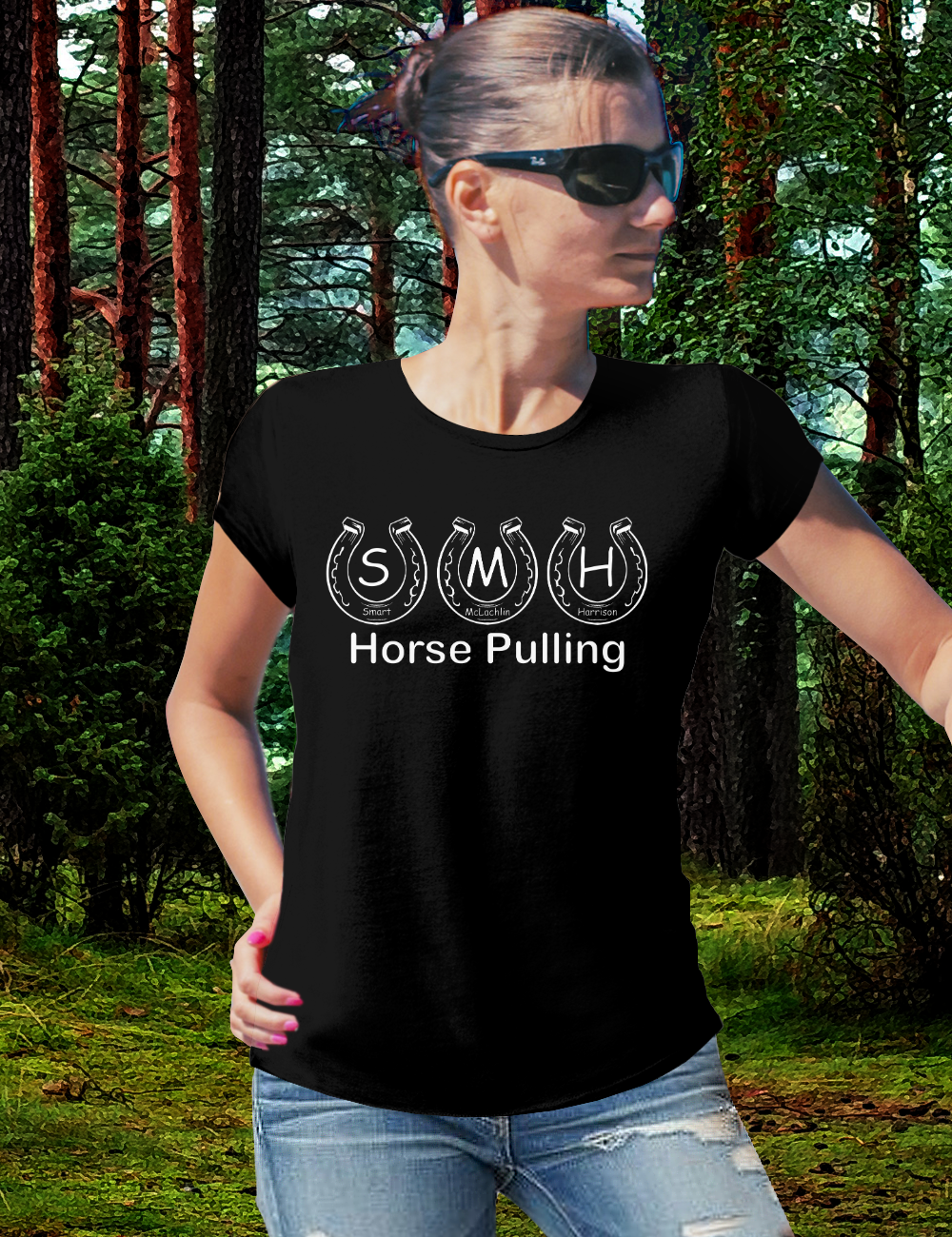 S.M.H. HORSE PULLING T-Shirt