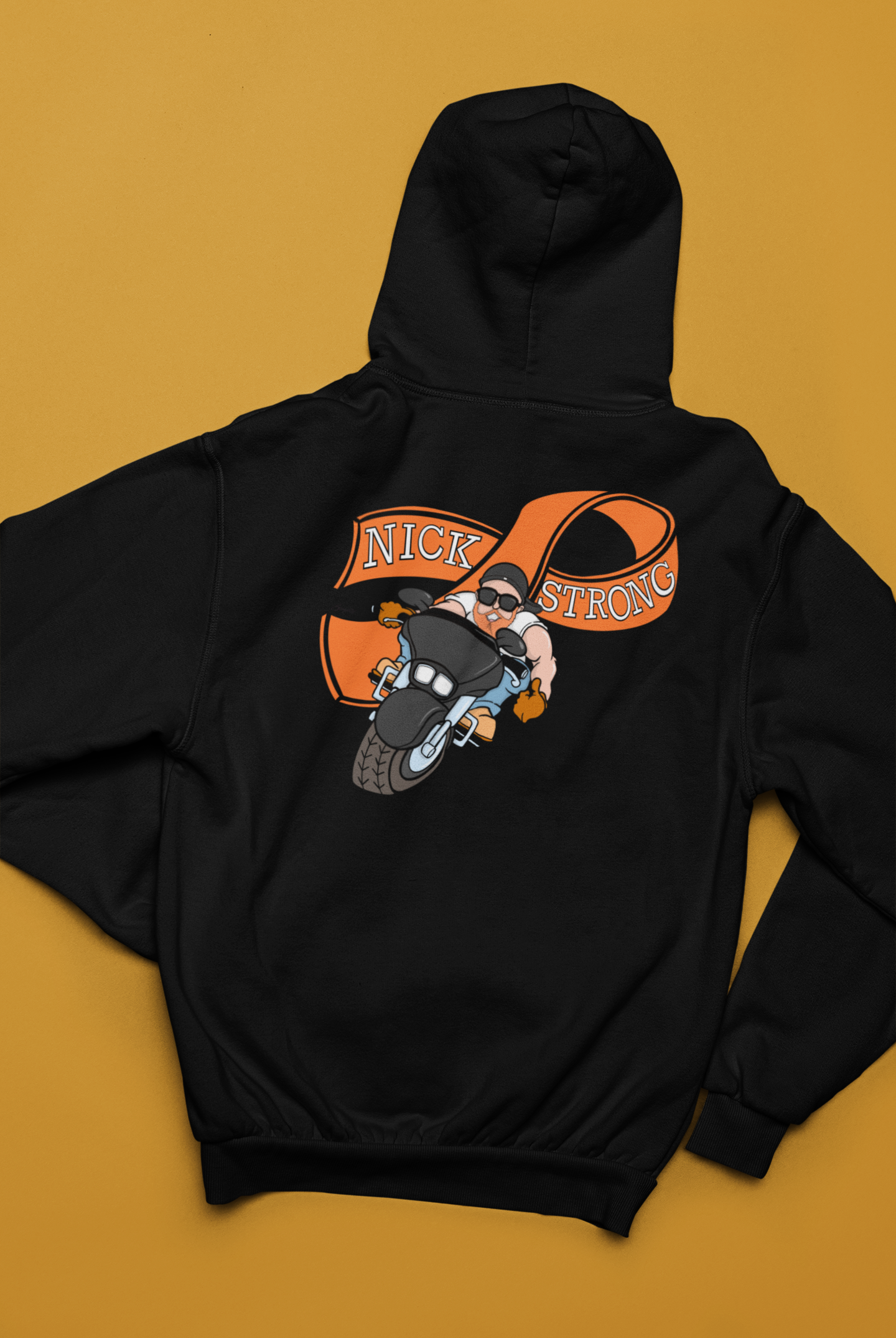 NICK STRONG Requested BACK-PRINT Pullover Hoodie
