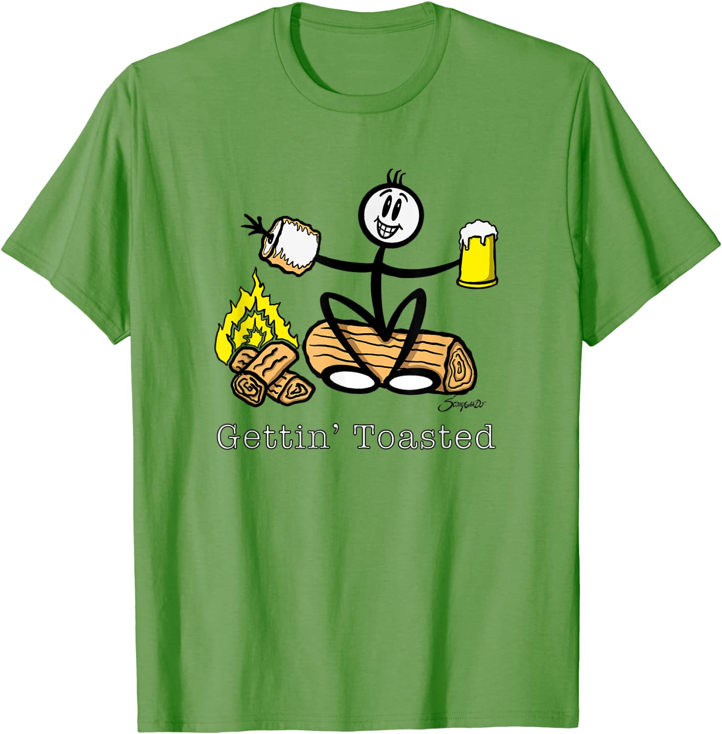 Camping Lovers Funny GETTIN’ TOASTED T-Shirt