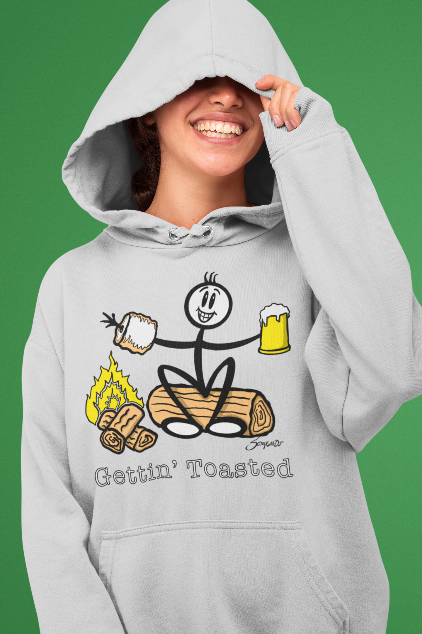Camping Lovers Funny GETTIN’ TOASTED Hoodie