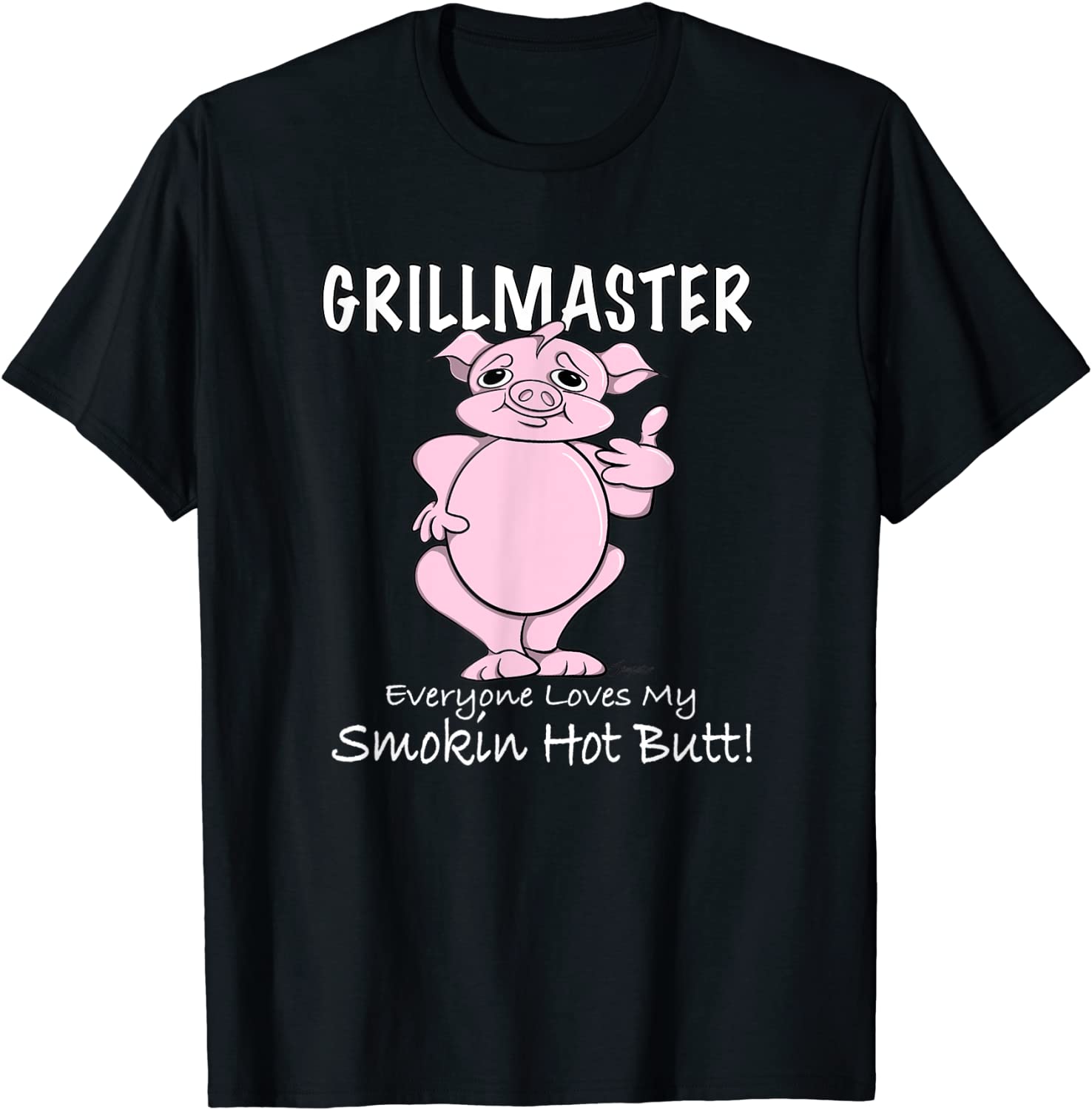 Funny “GRILLMASTER” Grill BBQ Smoker Tshirt