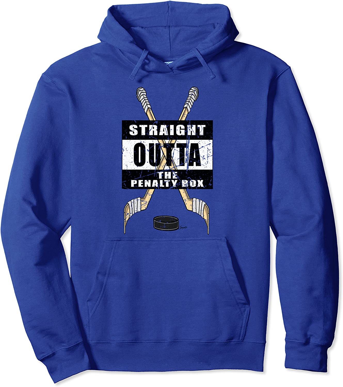 Funny Straight Outta The Penalty Box Hoodie