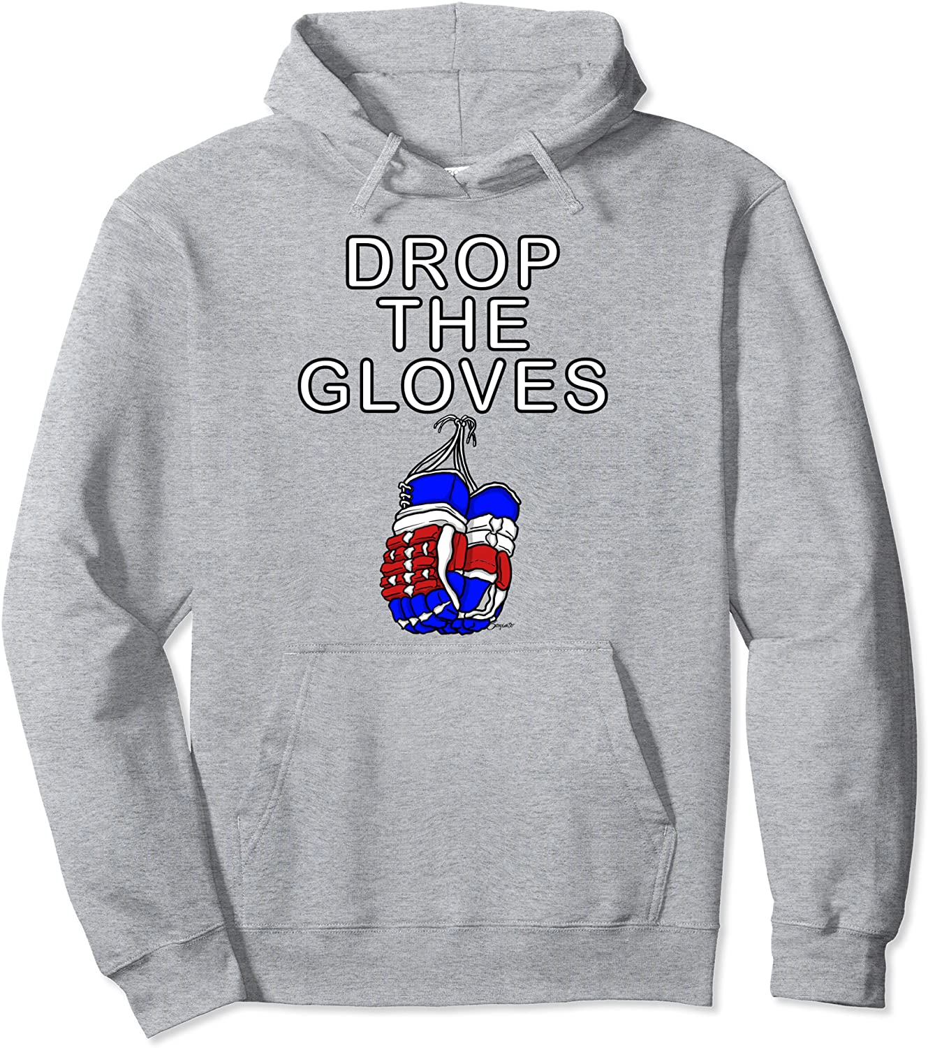 DROP THE GLOVES Ice Hockey Gloves Hoodie